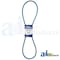 A & I Products Aramid Blue V-Belt (5/8" X 61" ) 26" x3.5" x0.7" A-B58K - alternate 1